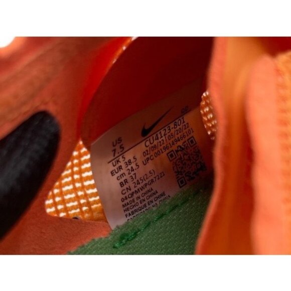Nike Zoomx Vaporfly Next%2 Peach Cream Green Shock CU4123-801 Women's Size 7.5 - Picture 7 of 7